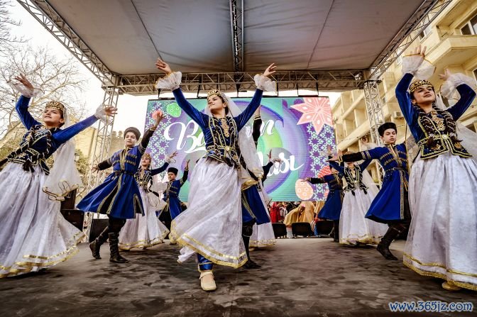 As winter fades in Azerbaijan people gather to celebrate Novruz, a festival dedicated to the arrival of spring. In the capital Baku, streets come alive with dancing. 