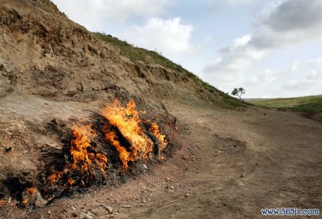 Azerbaijan is known as "The Land of Fire" and lives up to its billing thanks to natural phenomena like Yanar Dag ("burning mountainside"), where gas rises to the surface and is said to have stayed alight for 4,000 years.